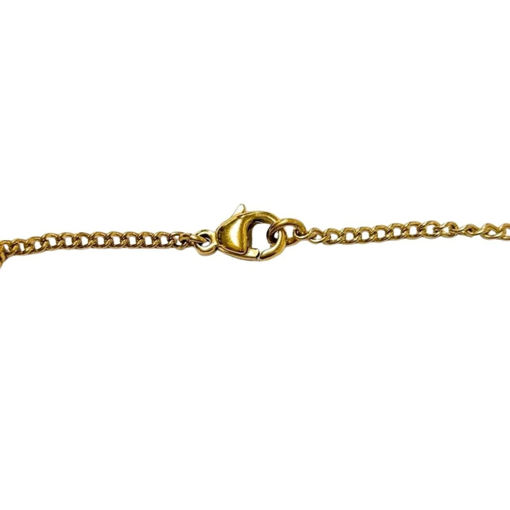 CHANEL Authentic Gold Logo Necklace - Picture 5 of 6